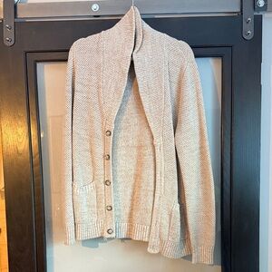 Cozy Beige Knit Cardigan